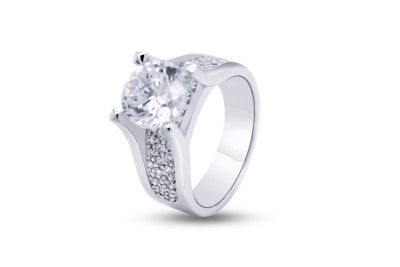 Ring Zilver met zirkonium - 50-10091-610-99 60