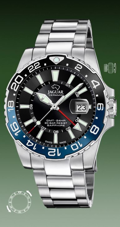 Jaguar - Herenhorloge staal - J1011/4 Jaguar - Herenhorloge staal - J1011/4