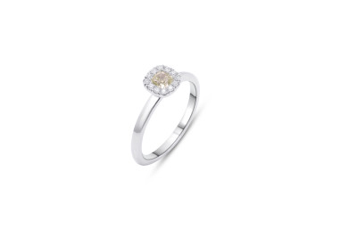 Solitair in 18kt wit goud met briljant - FD40001999 Solitair in 18kt wit goud met briljant - FD40001999