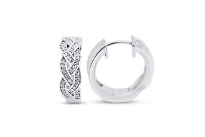 Creolen zilver met zirkonium - 37-71157-610 Creolen zilver met zirkonium - 37-71157-610