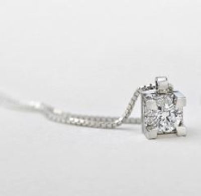 Giorgio Visconti - Halsketting met hanger in 18kt wit goud - GB39401F