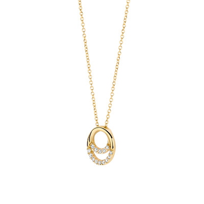 Blush - Halsketting in 14kt geel goud met zirkonium - 3193YZI