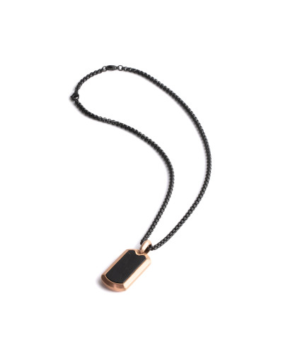 Gemini - ketting - NNT3 - Imperium Rose Gold Carbon