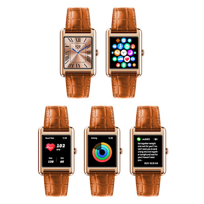 Ice Watch - Smartwatch - TKS 2.0 - Rose - Gold - Cognac Croco - 1.41 - 32mm - 025383