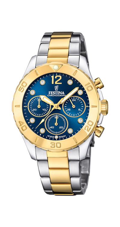 Festina - Dameshorloge in meerkleurig staal - F20604/3 Festina - Dameshorloge in meerkleurig staal - F20604/3