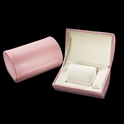 Jaguar - Dameshorloge in staal met roze parelmoer wijzerplaat - J1016/5