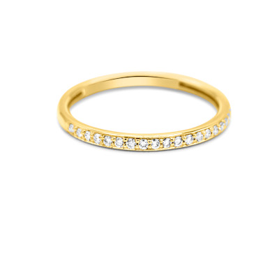 Ring alliance 18kt geel goud met briljant - E10R0098G /52 Ring alliance 18kt geel goud met briljant - E10R0098G /52