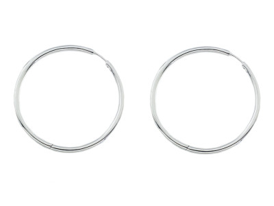 Creolen zilver - diam.45mm - 37-10512-000 Creolen zilver - diam.45mm - 37-10512-000