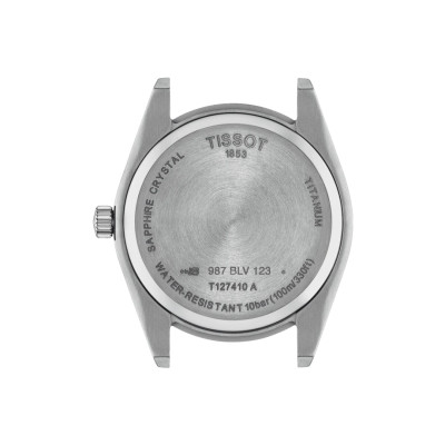 Tissot - herenhorloge titanium gentleman - metalen band - T127.410.44.041.00