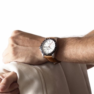 Festina - Herenhorloge op leder in titanium - F20699/1