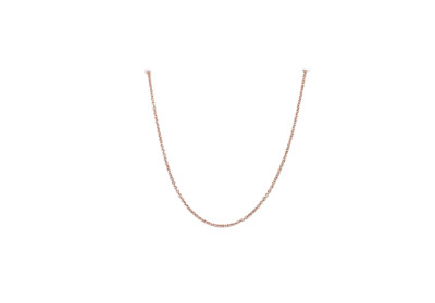 Ketting forca 18kt rood goud - 45cm met tussenoog op 42cm Ketting forca 18kt rood goud - 45cm met tussenoog op 42cm