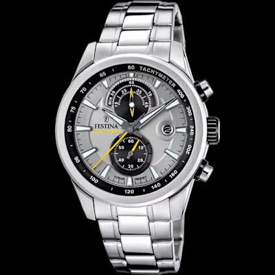 Festina - Herenhorloge in staal met zilverkleurige wijzerplaat - F20694/4 Festina - Herenhorloge in staal met zilverkleurige wijzerplaat - F20694/4