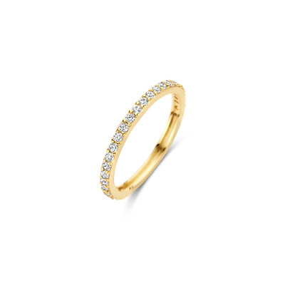 Blush - ring in 14kt geel goud met zirkonium - 1244YZI/56