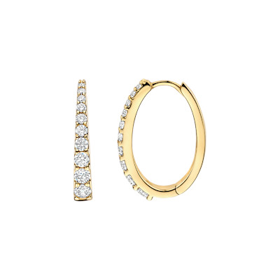 Blush - Creolen in 14kt geel goud met zirkonium - 7375YZI