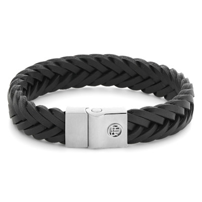 Rebel&Rose - Full Metal Premium Braided 12mm Black M - RR-M0052-S-M