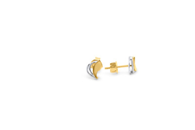 oorstekers 18kt goud bi-color - 30-00926-0072