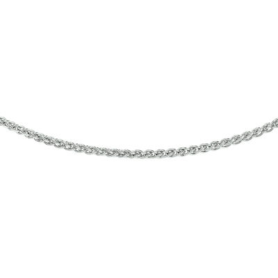 Ketting zilver gerhodineerd - 45cm - 1309652