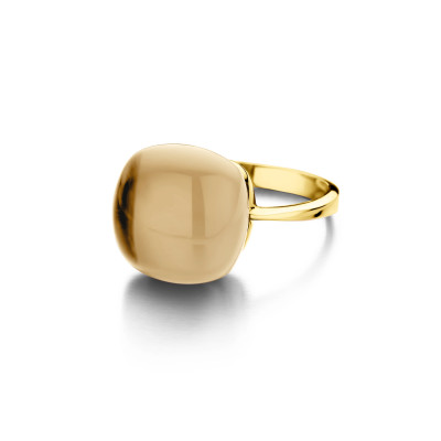 Evanueva - Ring in 18kt geel goud met Hydro peach maansteen - a-cherie-135Q-Y