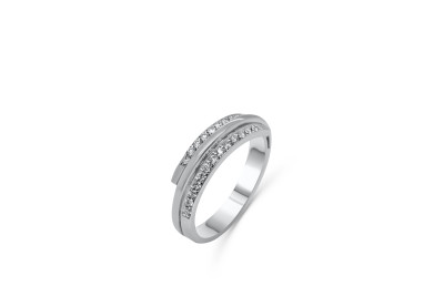 Ring 18kt wit goud met briljant - RWL1240W Ring 18kt wit goud met briljant - RWL1240W
