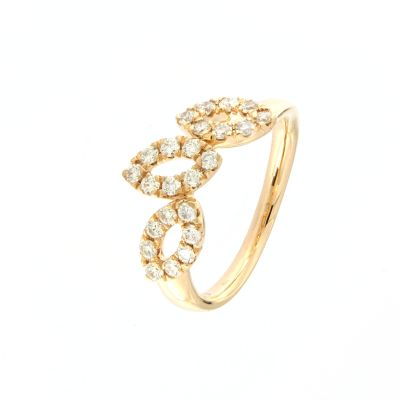 Ring in 18kt geel goud met briljant - 0.61ct - R4940MY0