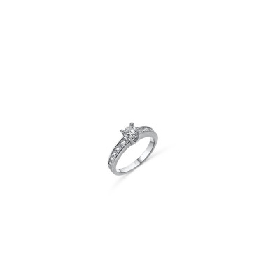 Ring solitair zilver - 50-11253-610-99 48