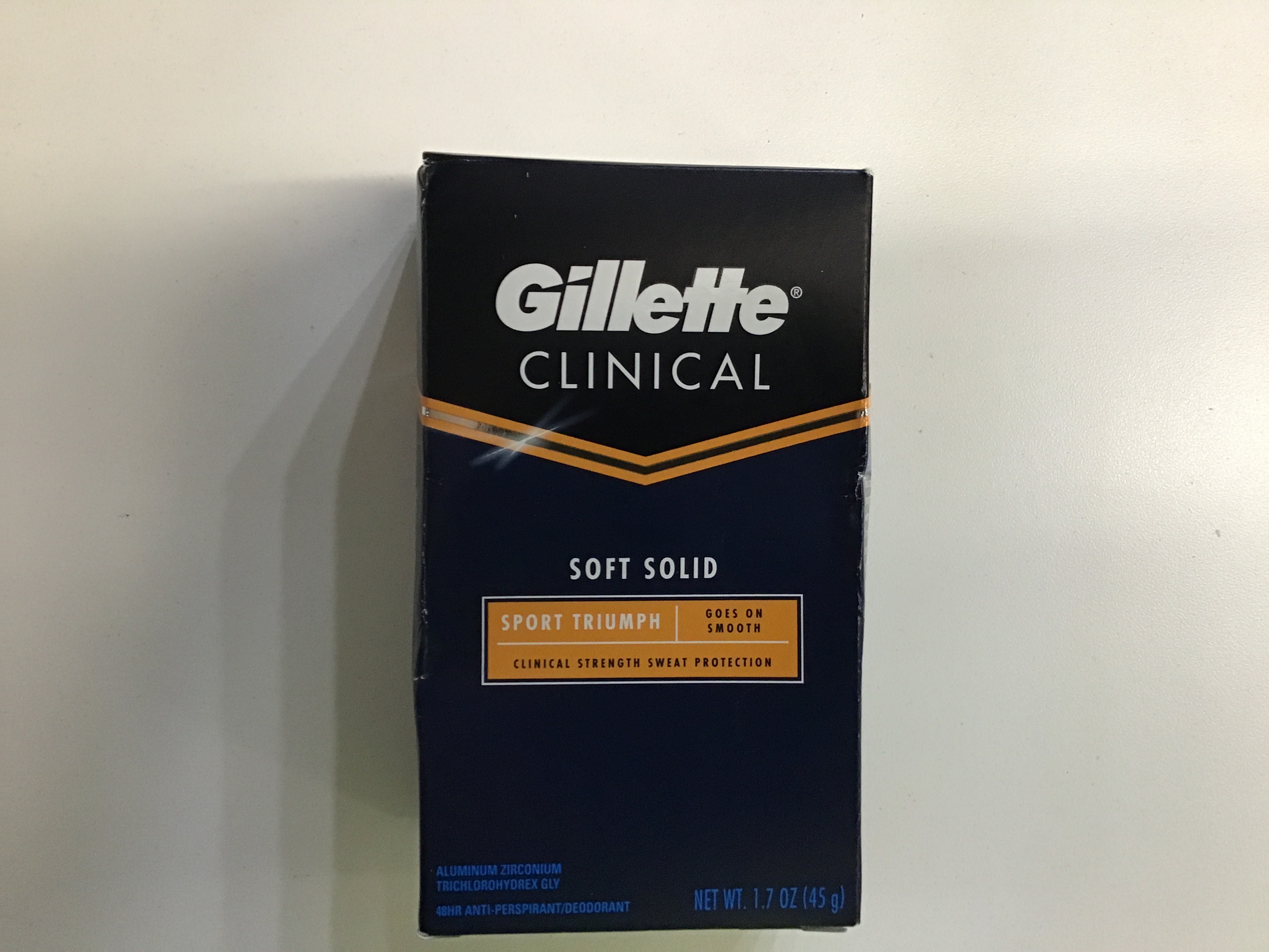 Gillette Clinical Advanced Solid Antiperspirant & Deodorant Sport