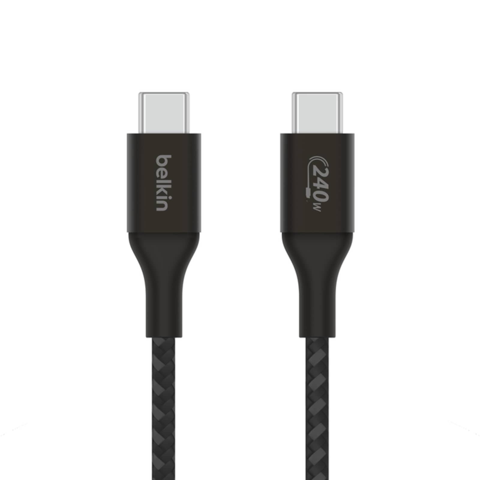 BoostCharge USB-C to USB-C Cable 240W 1m Black