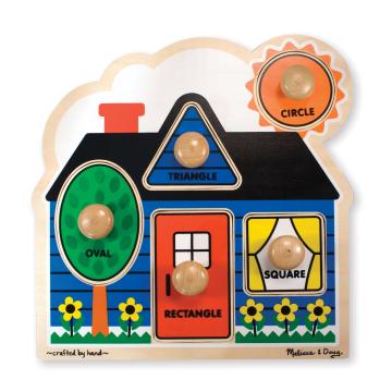 M&D Jumbo Knob Puzzle- First Shapes