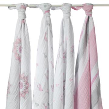 a+a Classic Swaddle Blankets_ For the Birds