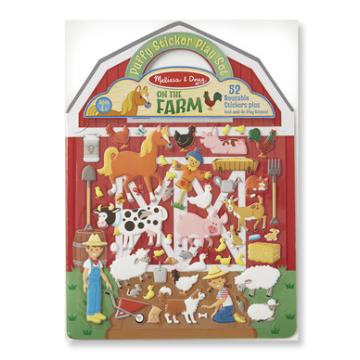 M&D Puffy Sticker Set- Farm