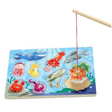 M&D Magnetic Wooden Fishing Game