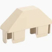 Tan Vinyl Cap 7/8" x 3" Dog Ear