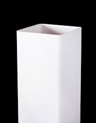 6" x 6" x 10' Vinyl Post White