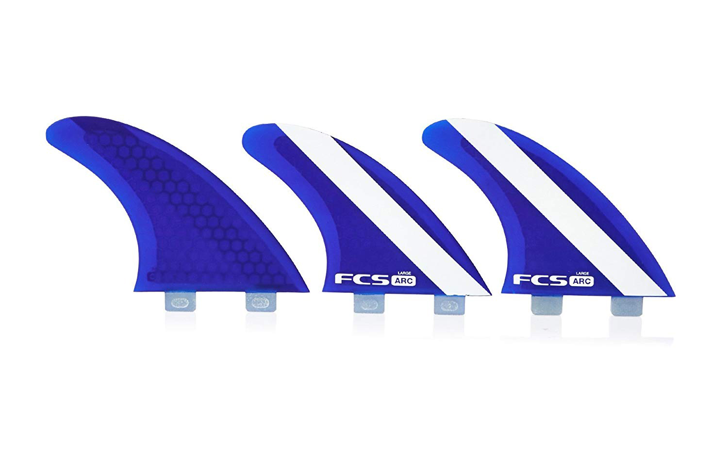 サーフィン FCS ARC PC TRI FIN SET LARGE Amazon.com : FCS ARC Performance Core Surfboard Tri Fin Set