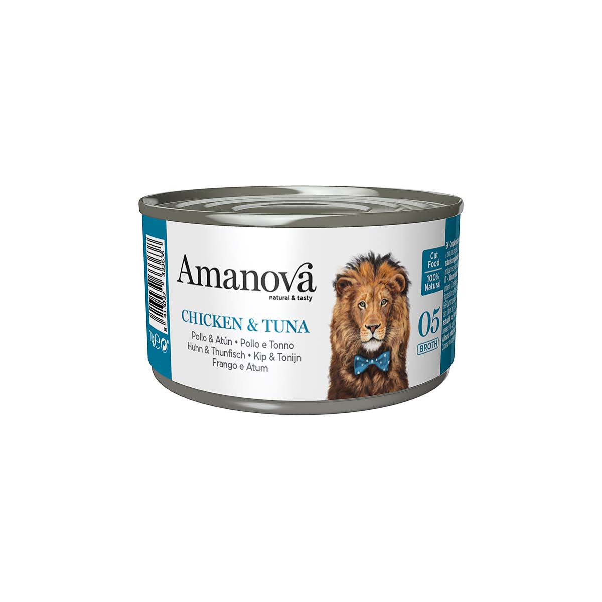 Amanova Blikvoeding Kat Chicken & Tuna