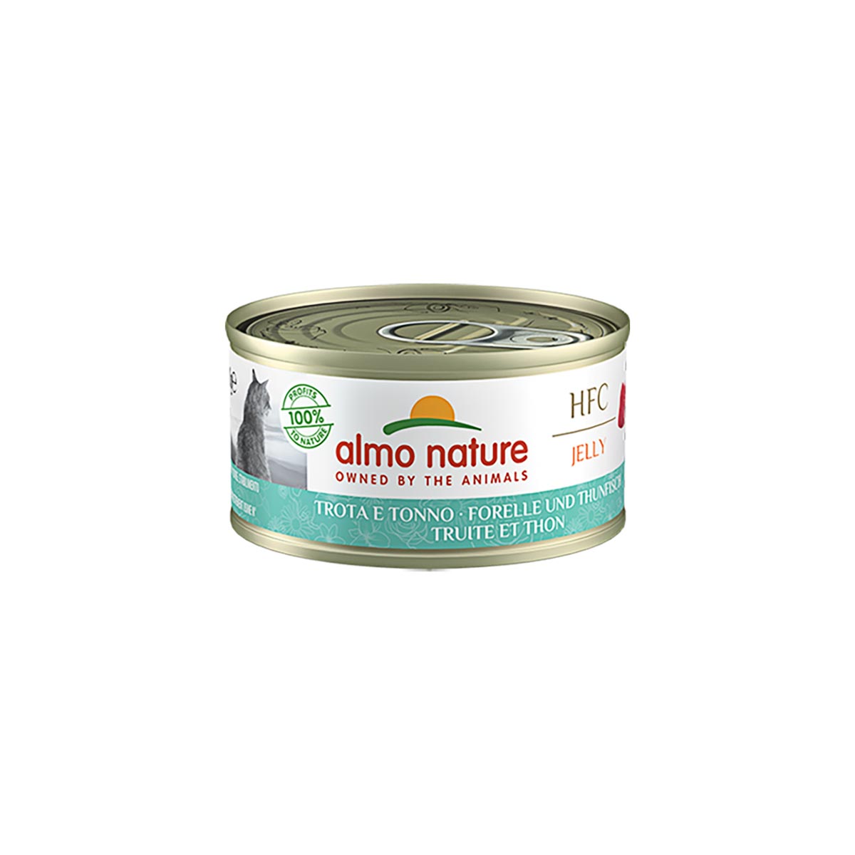 Almo Nature Blikvoeding Kat Forel & Tonijn