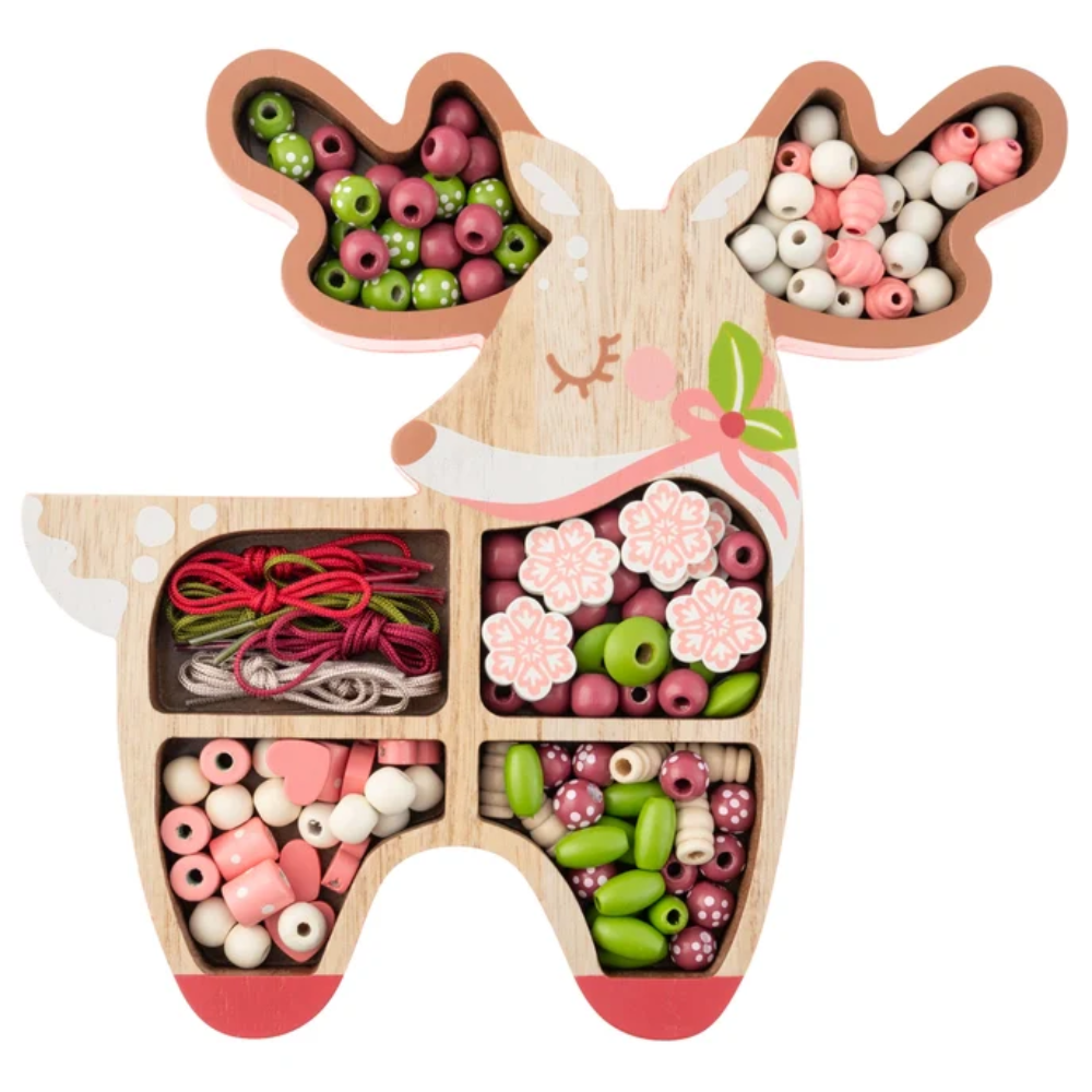 Holiday Wood Bead Boutique - Reindeer
