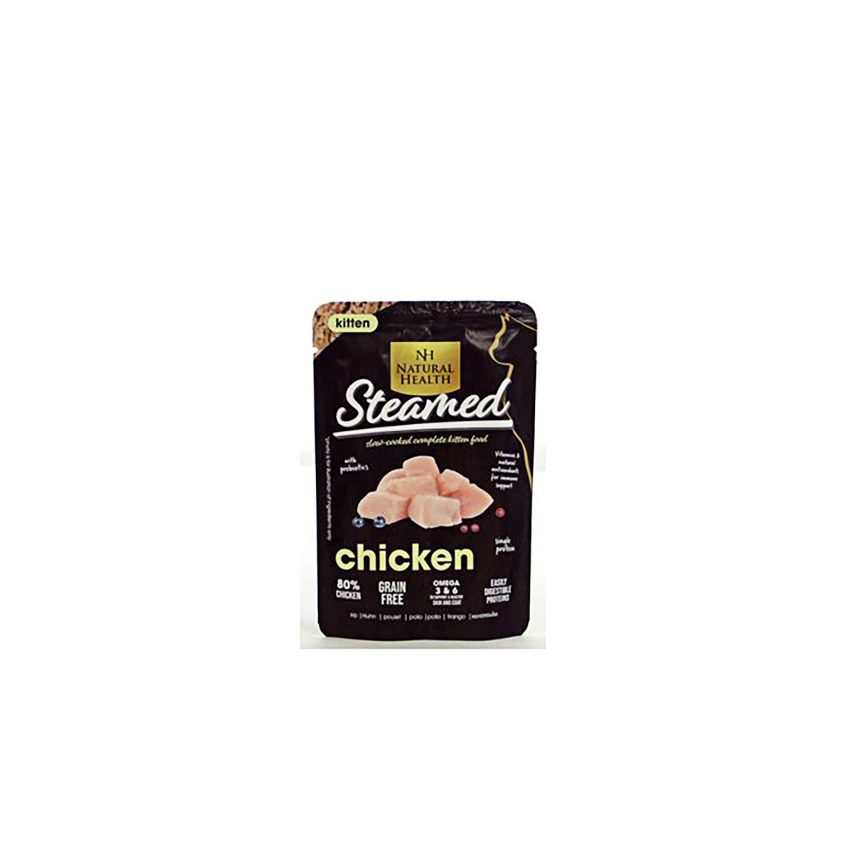 Natural Health Pouch Kat Gestoomd Kitten Chicken