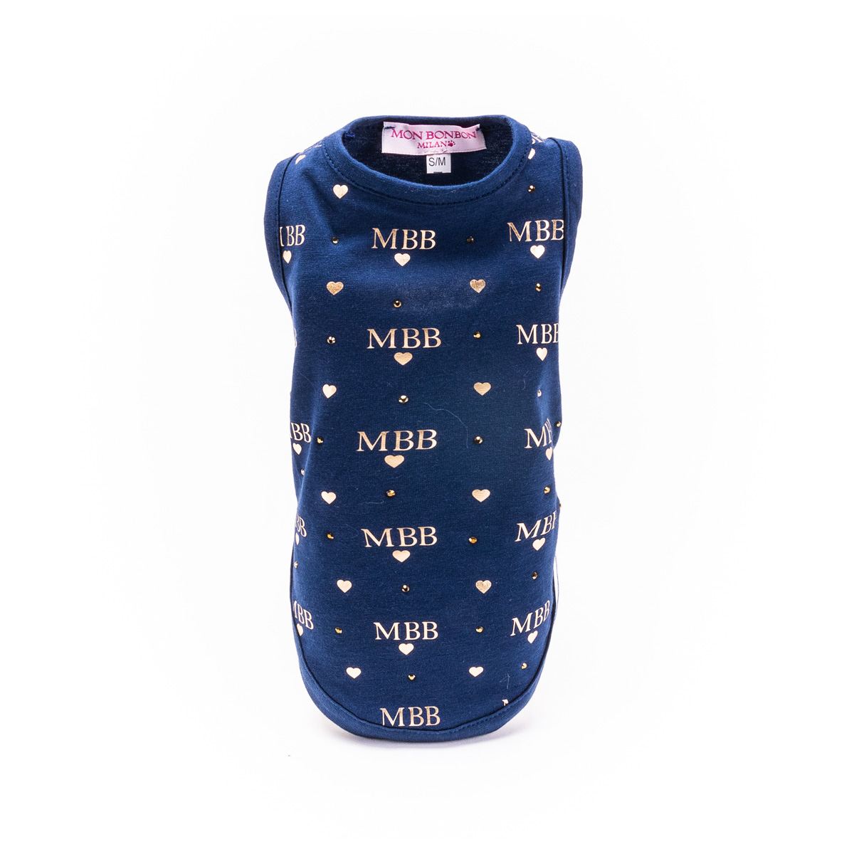 Mon Bonbon Hondenshirt You & Me Dark Blue