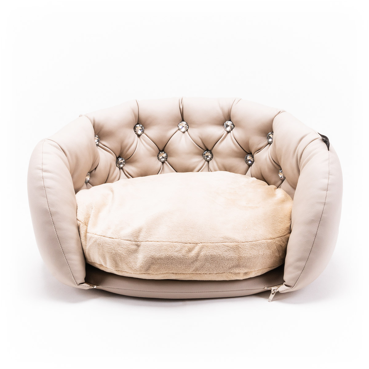 Angel & Gladys Hondenmand Sofa Deluxe Caramel