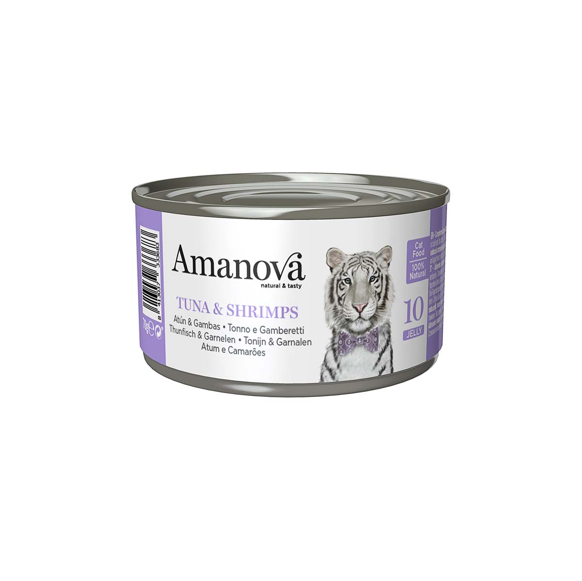 Amanova Blikvoeding Kat Tuna & Shrimps Jelly