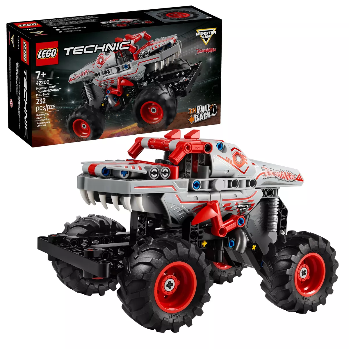 MONSTER JAM THUNDERROARUS PULL-BACK
