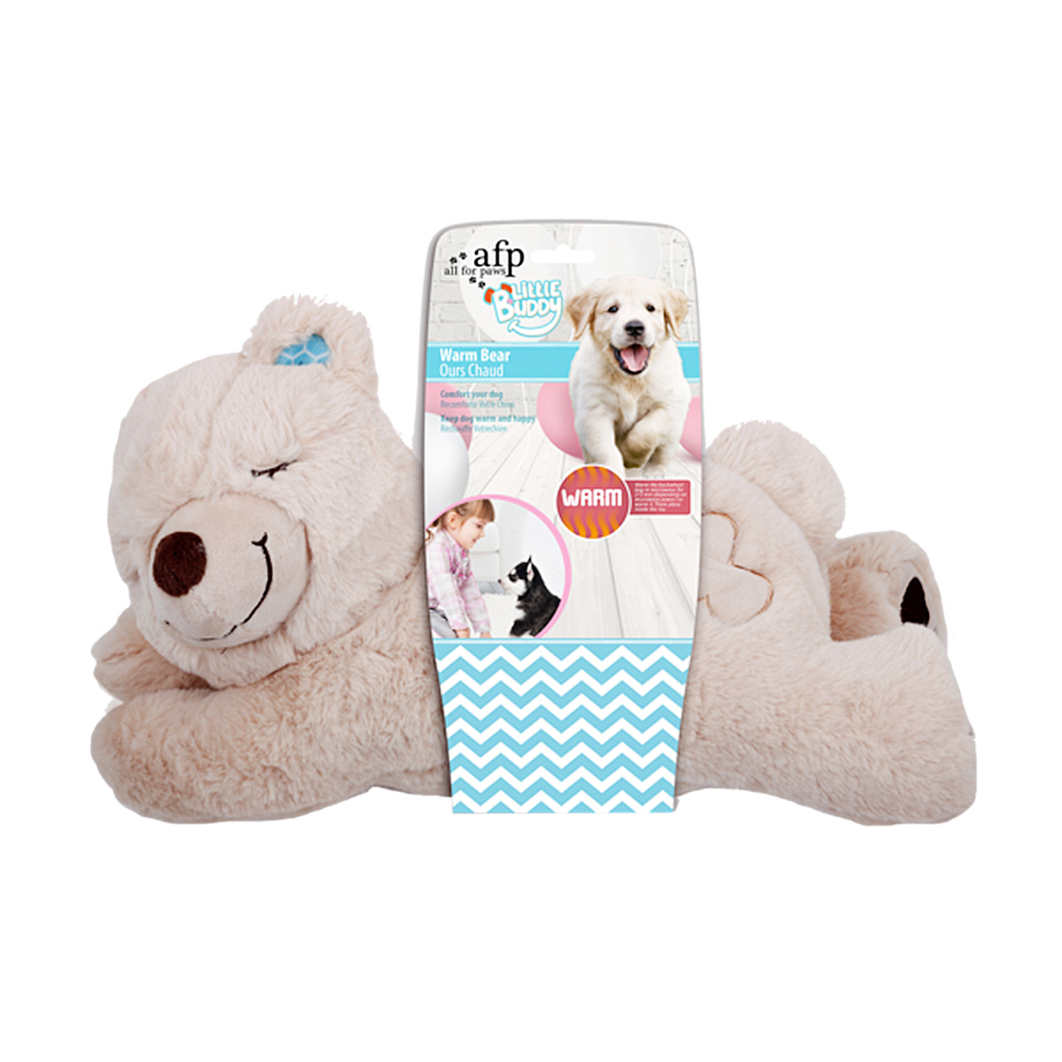 AFP Hondenspeelgoed Little Buddy Warm Bear