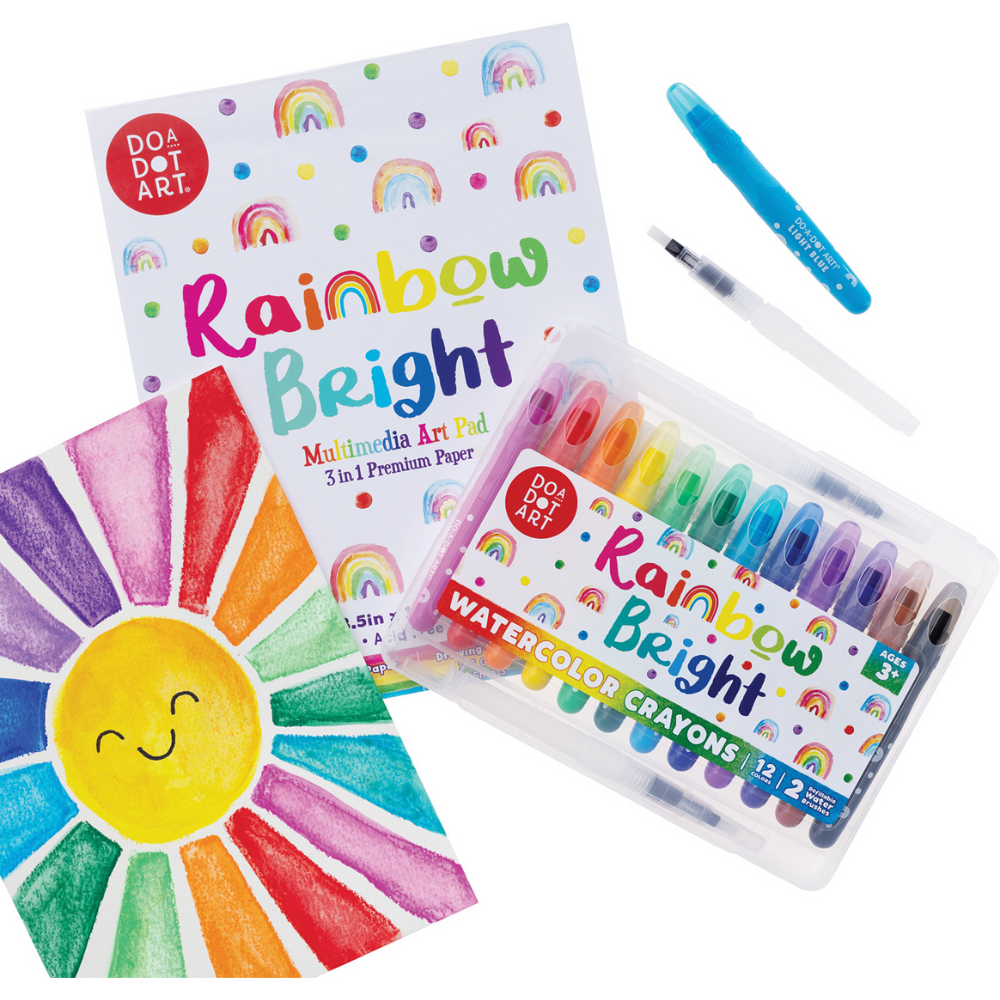 Multimedia Art Pad - Rainbow Bright