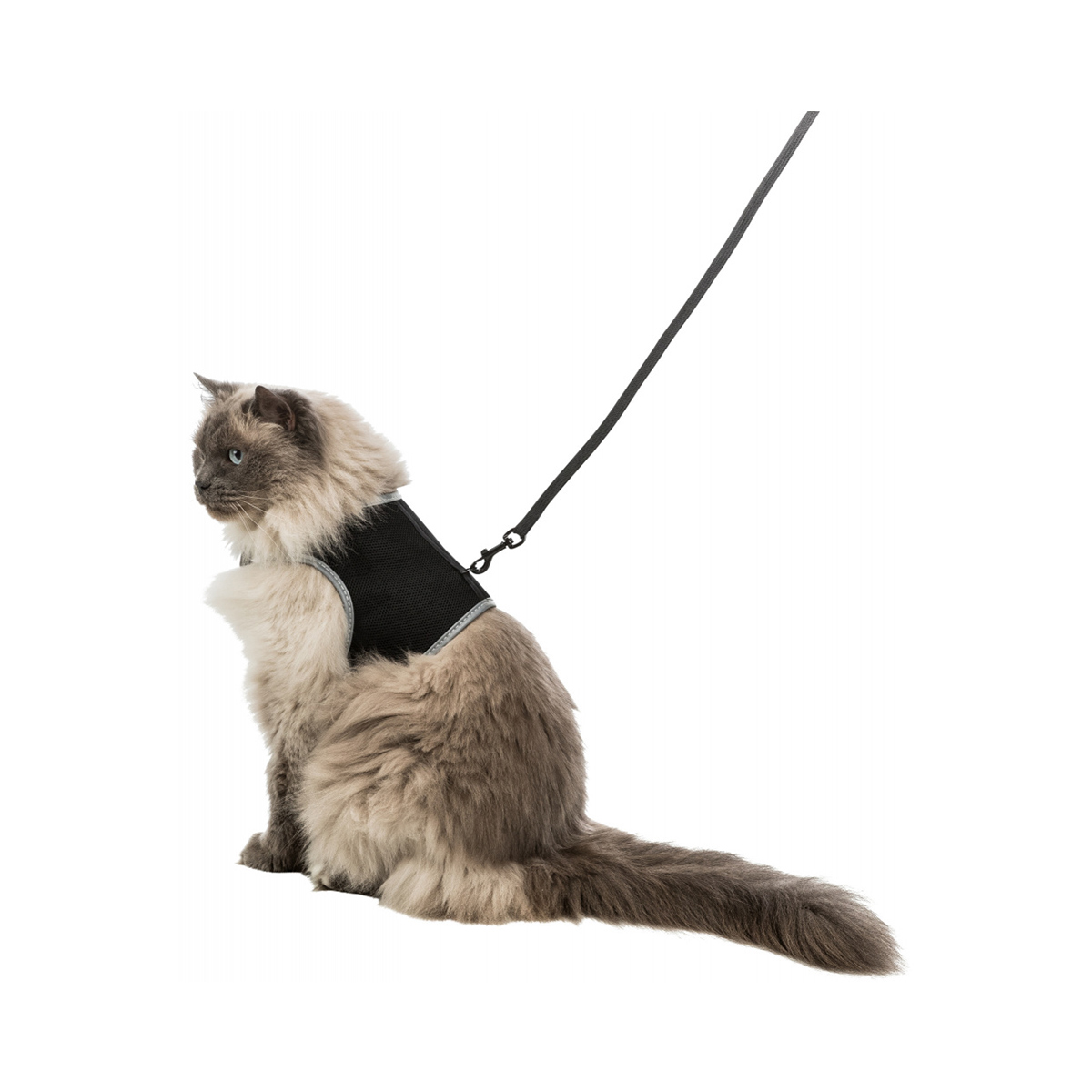 Trixie Kattentuig & Lijn Soft XXL Zwart