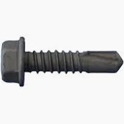 SCREW #14 x 1 1/2" SD SS Black Oxide Screw Ea