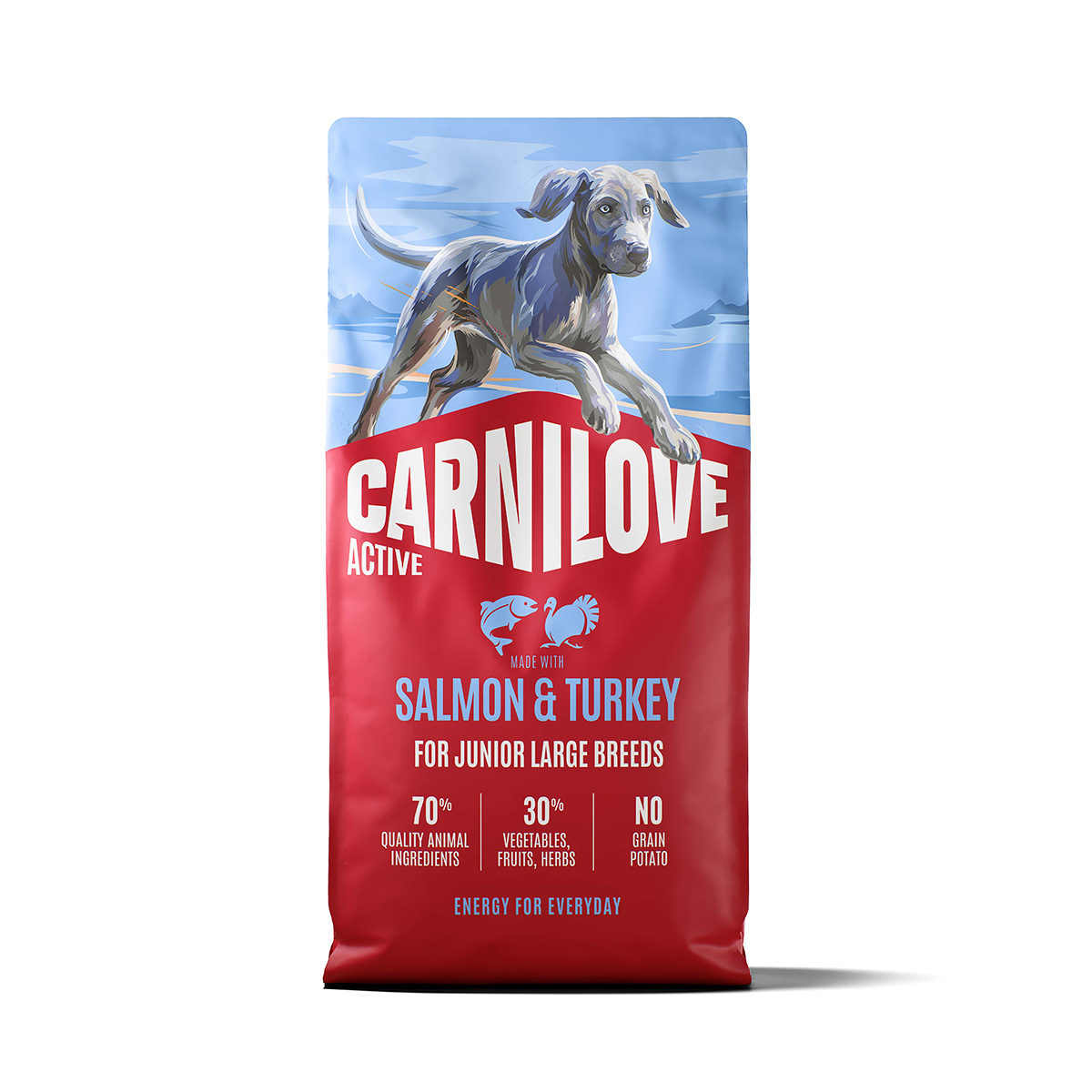 Carnilove Active Hondenvoeding Salmon & Turkey Junior Large 1.5kg