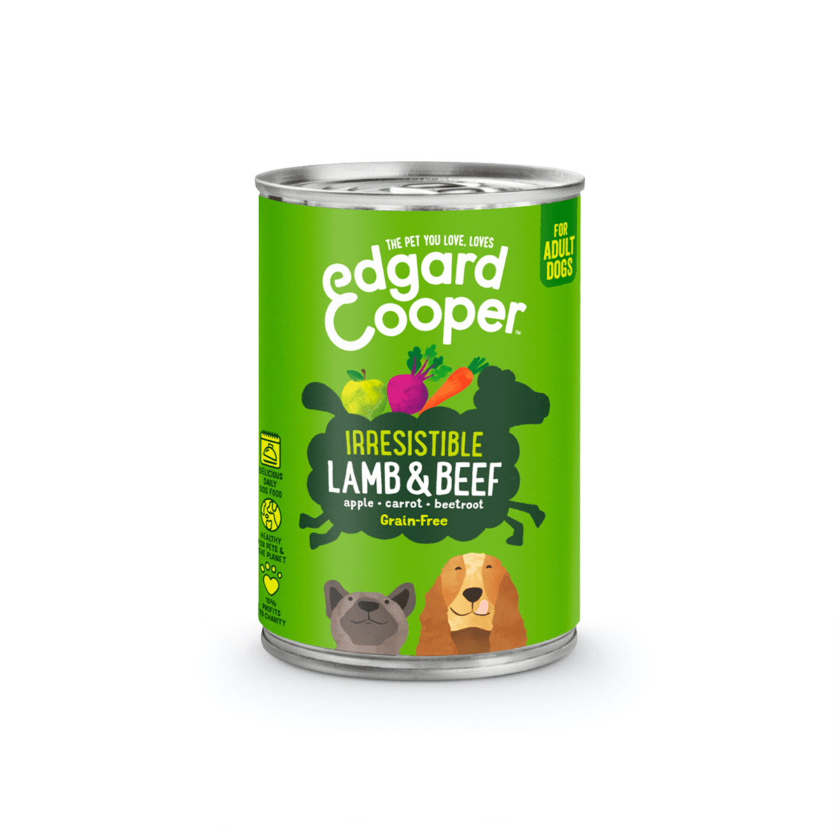Edgard & Cooper Blikvoeding Hond Lamb & Beef
