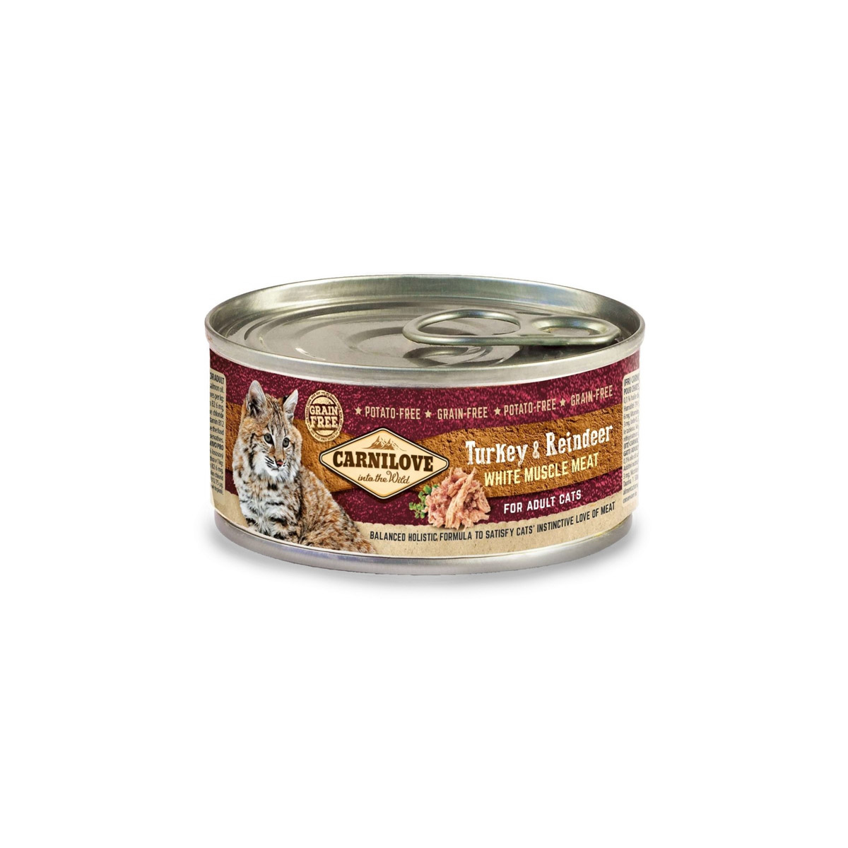 Carnilove Blikvoeding Kat Turkey & Reindeer