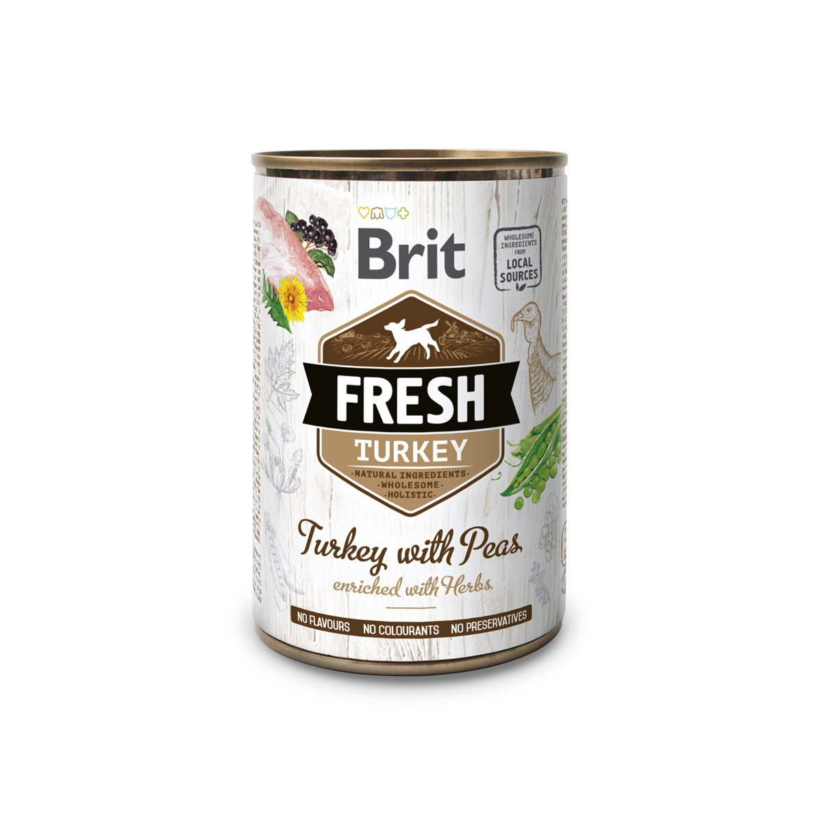 Brit Fresh Blikvoeding Hond Turkey
